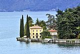 Carl Fredrik Aagard Famous Paintings - Villa La Corte Limonta Lake Como